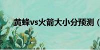 黃蜂vs火箭大小分預測(黃蜂vs火箭)