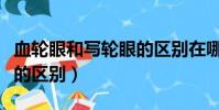 血輪眼和寫輪眼的區別在哪(血輪眼和寫輪眼的區別)
