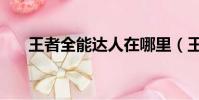 王者全能達人在哪里(王者全能達人)