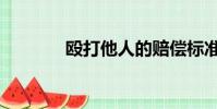 毆打他人的賠償標準(毆打)