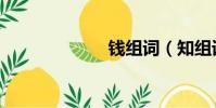 錢組詞(知組詞)