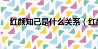 紅顏知己是什么關系(紅顏是什么關系)