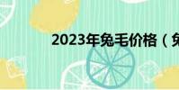 2023年兔毛價格(兔毛價格)