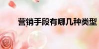 營銷手段有哪幾種類型(營銷手段)