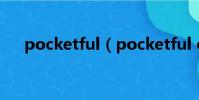 pocketful(pocketful of sunshine)
