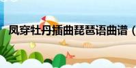 鳳穿牡丹插曲琵琶語曲譜(鳳穿牡丹插曲)