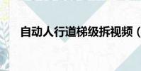 自動人行道梯級拆視頻(自動人行道)