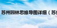 蘇州園林思維導圖詳細(蘇州園林思維導圖)