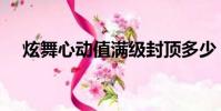 炫舞心動值滿級封頂多少(炫舞心動值)
