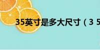 35英寸是多大尺寸(3 5英寸是多大)