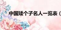 中國矮個子名人一覽表(斯大林身高)
