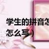 學生的拼音怎么寫的拼音怎么讀（學生的拼音怎么寫）