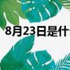 8月23日是什么星座（1月23日是什么星座）