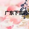 廣東下雪嗎2022下雪了嗎（廣東下雪嗎）