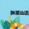 翀潮汕話同音字（潮汕話同音字匯）