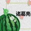 諸葛亮傳略翻譯（諸葛亮傳略）