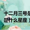 十二月三號是什么星座新年運勢（十二月三號是什么星座）