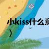 小kiss什么意思中文意思（小kiss是什么意思）