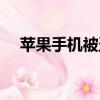 蘋果手機被盜怎么辦（手機被盜怎么辦）