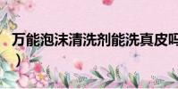 萬能泡沫清洗劑能洗真皮嗎(萬能泡沫清洗劑)