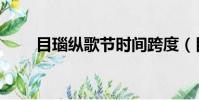 目瑙縱歌節時間跨度(目瑙縱歌節)