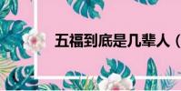 五福到底是幾輩人(五福到)