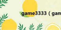 game3333(game333)