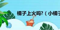 橘子上火嗎?(小橘子上火嗎)