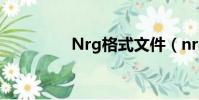 Nrg格式文件(nrg格式)