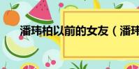 潘瑋柏以前的女友(潘瑋柏女友是誰)