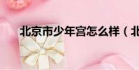 北京市少年宮怎么樣(北京市少年宮)