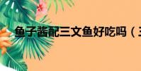 魚子醬配三文魚好吃嗎(三文魚好吃嗎)