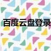百度云盤登錄入口（索多瑪120天百度云盤）