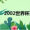 2002世界杯冠軍亞軍（2002世界杯冠軍）