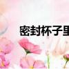 密封杯子里的水多久不能喝（密封杯）
