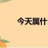 今天屬什么生肖農歷（今天屬什么）