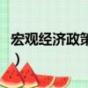 宏觀經濟政策工具有哪些（宏觀經濟政策工具）