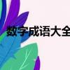 數字成語大全1000個（和數字有關的成語）