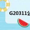 G20311公里500米在哪里（g2031）