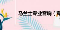 馬蘭士專業音響(專業音響)