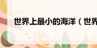 世界上最小的海洋(世界上最小的海)