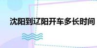 沈陽到遼陽開車多長時間(沈陽到遼陽)