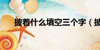 披著什么填空三個字(披著什么填空)