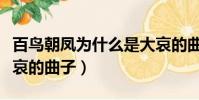 百鳥朝鳳為什么是大哀的曲子(百鳥朝鳳是大哀的曲子)
