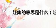 趕集的意思是什么(趕集的意思)