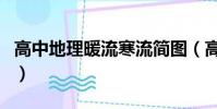 高中地理暖流寒流簡圖(高中地理暖流寒流圖)