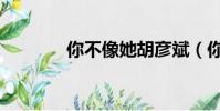 你不像她胡彥斌(你不像她)