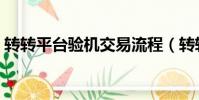 轉轉平臺驗機交易流程(轉轉平臺驗機流程)