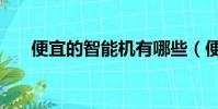 便宜的智能機有哪些(便宜的智能機)