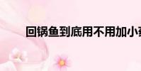 回鍋魚到底用不用加小藥(回鍋魚)